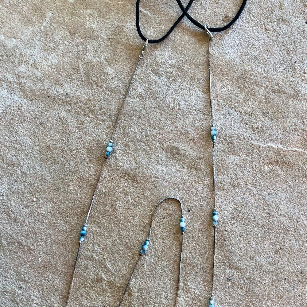 Upcycled Vintage Face Mask Lanyard Holder